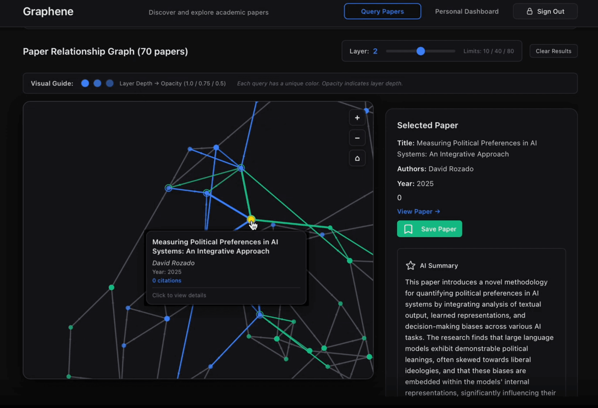 Graphene — Research Paper Discovery Platform